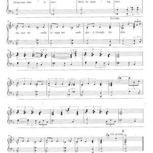 Christmas Time is Here - Piano With Lyrics Digital Sheet Music - Etsy