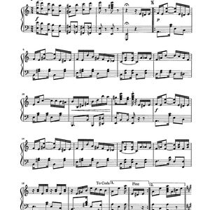 Puede incluir: Partitura musical para la canción "Tico Tico no Fubá" de Zequinha Abreu. La música está escrita en notación estándar con una armadura de clave de 2 sostenidos y una compás de 4/4. El tempo está marcado como = 100.