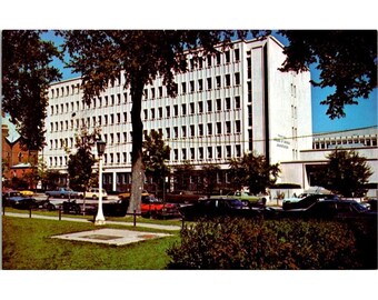 Postkarte - Phillips Hall - Fachschule für Betriebswirtschaft - Univ. von Iowa