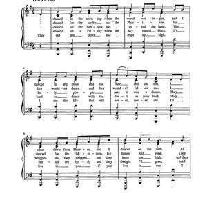 Lord of the Dance - Digital Printable Church Hymn with Lyrics - Key of G