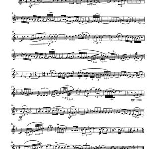 May include: A sheet of music for trumpet with the title "Concierto de Aranjuez" and the word "Vidre" written at the top. The music is written in the key of C major and is in 4/4 time. The tempo is marked as =83. The music includes notes, rests, and other musical symbols.