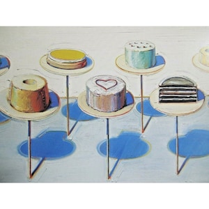 ウェイン・ティーボー　Wayne Thiebaud 「パイカウンター」 ウェイン・ティーボー Wayne Thiebaud 「パイカウンター」