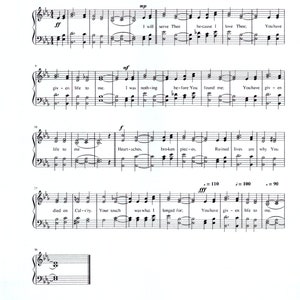 I will Serve Thee - Digital Hymn Tune with Lyrics by Gaither - Key of Es