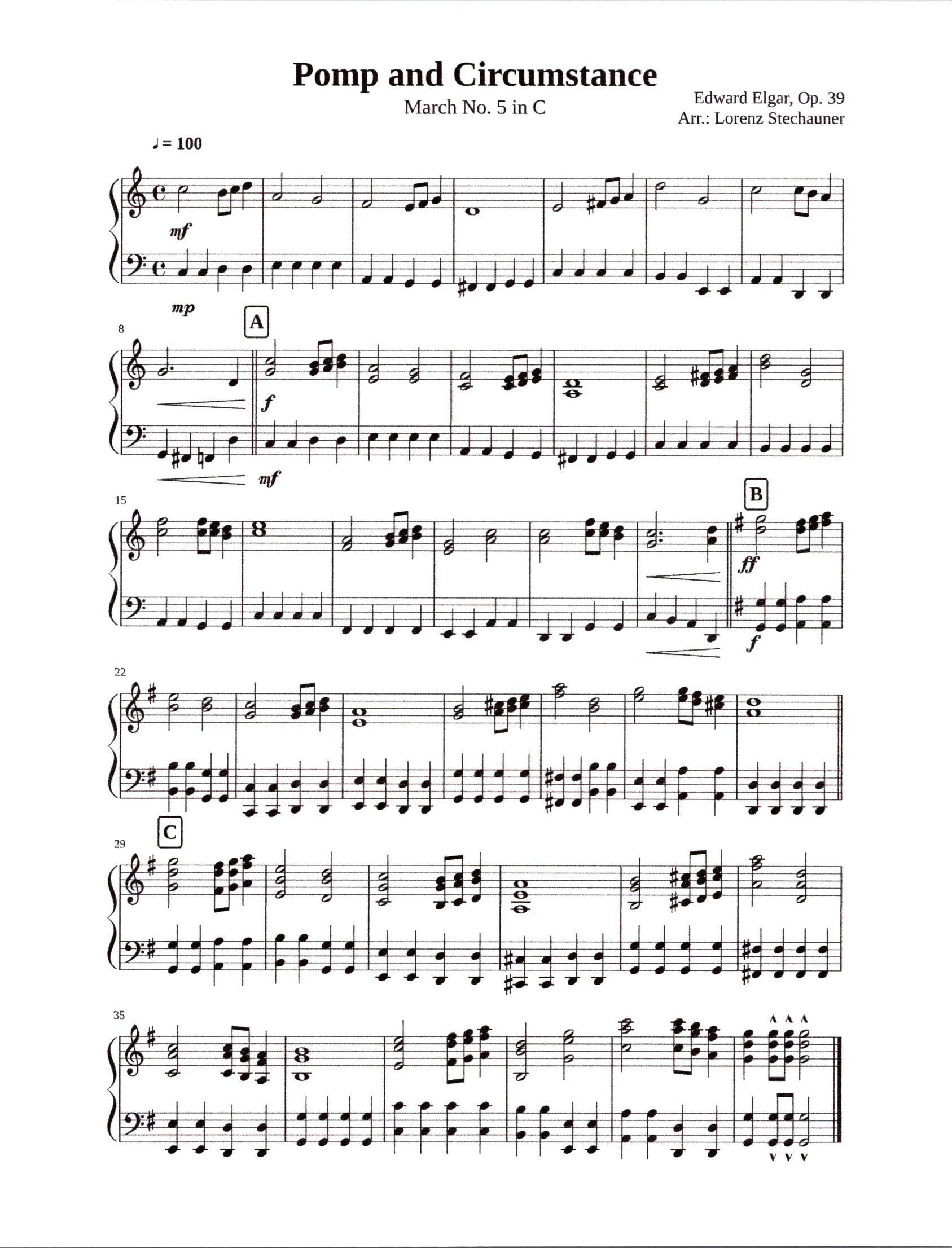 エドワード・エルガー作曲「威風堂々」作品39 行進曲第5番 - デジタル