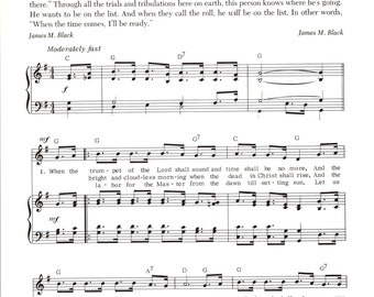 When the Roll is Called Up Yonder - Digital Hymn Tune Sheet Music - Key of G