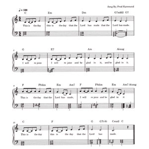 This Is The Day That the Lord Has Made (Easy) Sheet Music - Digital Hymn Tune - Beginner Level Key of C