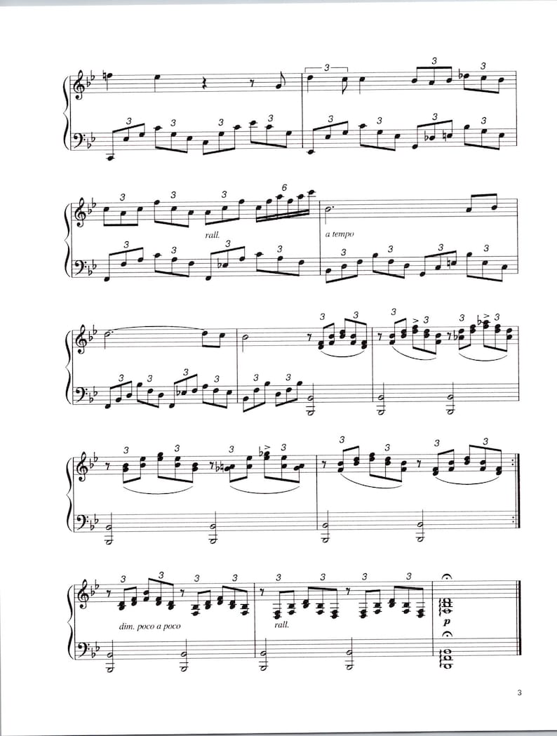Ave Maria by Franz Schubert Piano Solo - Digital Sheet Music - Key of B ...