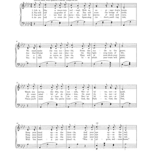 Life's Railway to Heaven - Digital Hymn Tune Sheet Music - 4 Verses