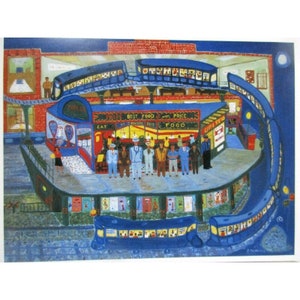Ralph Fasanella (1914 - 1977), Notatka artystyczna - Christopher Street 1947
