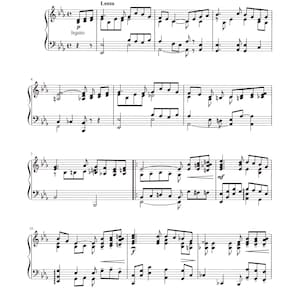 Londonderry Air (Danny Boy) Piano Solo - Digital Sheet Music - Key of E Flat