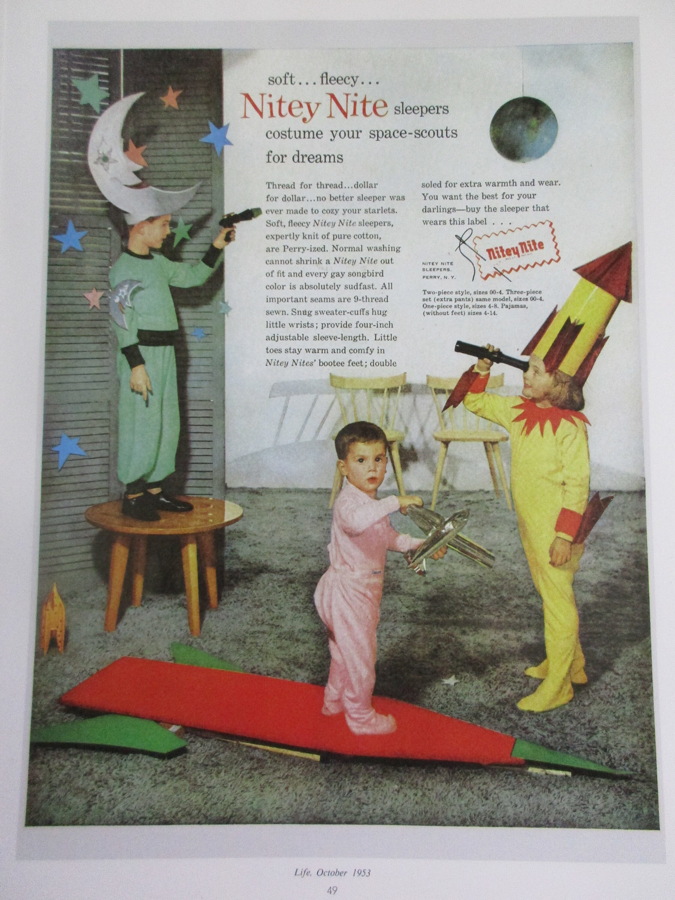 1953 Nitey Nite Sleepers Vintage Print Ad Pure Cotton Bootes Feet for Warm Toes Etsy