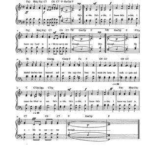 He's Able - Digitale hymne met tekst - Key of F