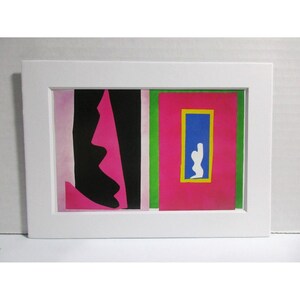 Cartão postal branco fosco - Henri Matisse, Destiny 1943-1944 - 5" X 7" #139