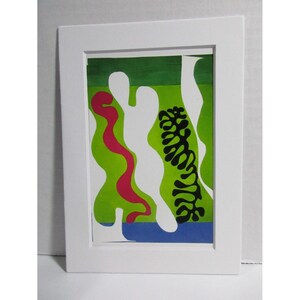 Cartão postal branco fosco - Henri Matisse, The Lagoon 1943-1944 - 5" X 7" #152
