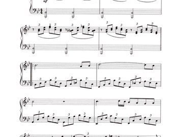 Ave Maria by Franz Schubert Piano Solo - Digital Sheet Music - Key of B Flat