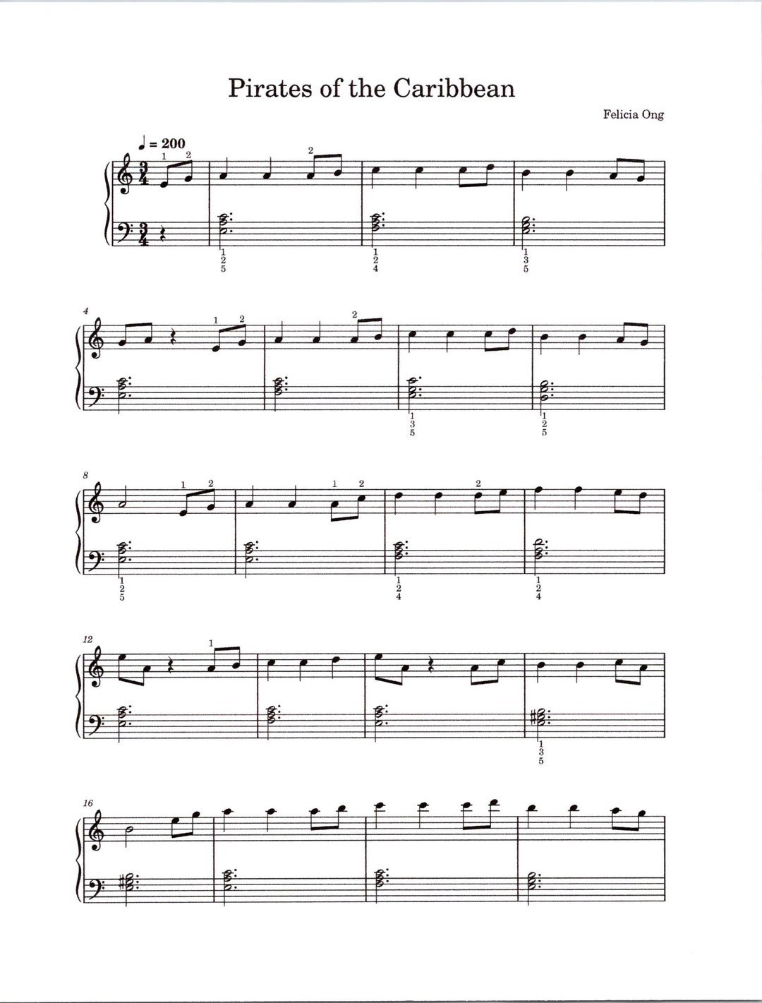 【吹奏楽譜】PIRATES OF THE CARIBBEAN PIRATES OF THE CARIBBEAN Sheet Music for Tuba (Solo