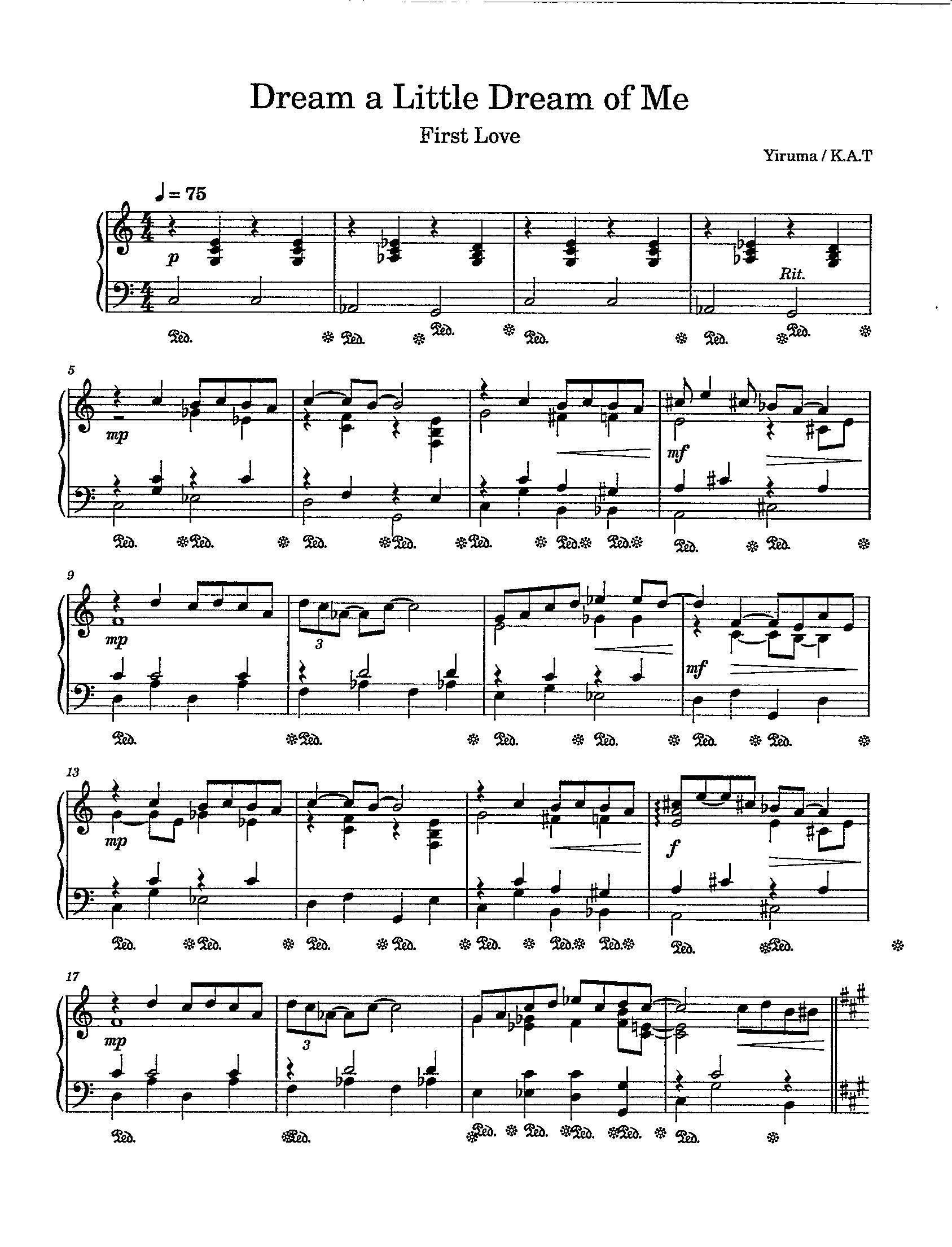Dream A Little Dream Of Me French Dream a Little Dream of Me Digital Piano Solo - Etsy