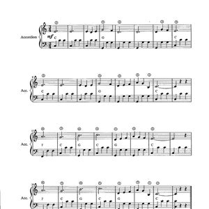 Op de afbeelding: Partituur voor het Duitse volkslied "Du, Du, Liegst Mir Im Herzen" (Jij, jij weegt op mijn hart). De muziek is geschreven in standaardnotatie met een vioolsleutel en een basssleutel. Het lied is in 4/4 maat en heeft een gematigd tempo.