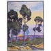 William S Rice Artist Notecard - Block Print - Moonrise Eucalyptus ...