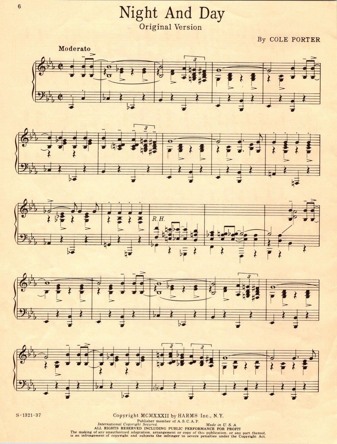Night And Day original Version Piano Solo By Cole Porter Digital night-and-day-original-version-piano-solo-by-cole-porter-digital