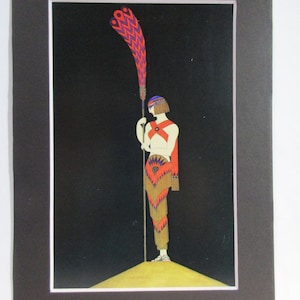 Erte Art Deco Postcard (Romain de Tirtoff 1892 -1990) 20th Century Reprint #719