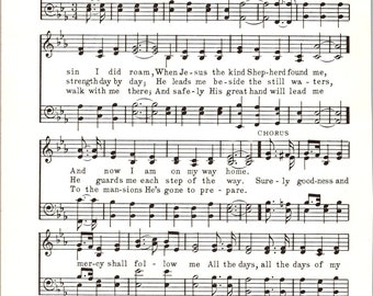 Surely Goodness and Mercy (Complete Arrangement) - Digital Hymn Sheet Music - Key of E Flat