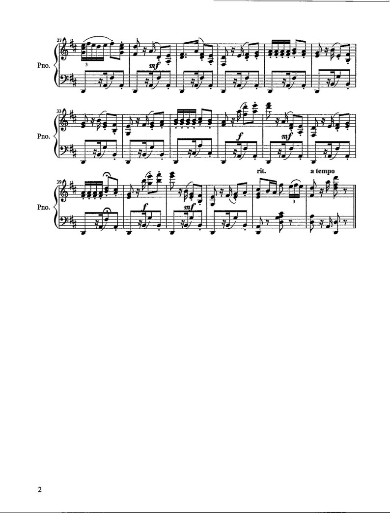 Habanera From Carmen Piano Solo by George Bizet - Digital Sheet Music ...