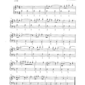 Concierto de Aranjuez - Piano Solo, Piano numérique facile à imprimer