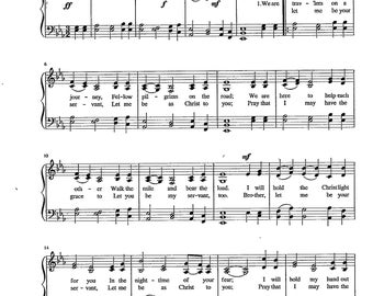 The Servant Song Hymn Tune - Digital Scripture in Song - Key of D