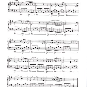 Aloha OE - Digital Piano Solo Sheet Music - Key of G - Intermediate Level