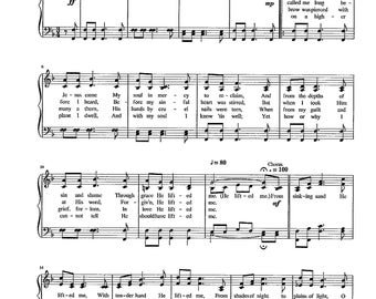 Heavenly Sunlight - Digital Download Hymn Tune for Piano Organ Voices