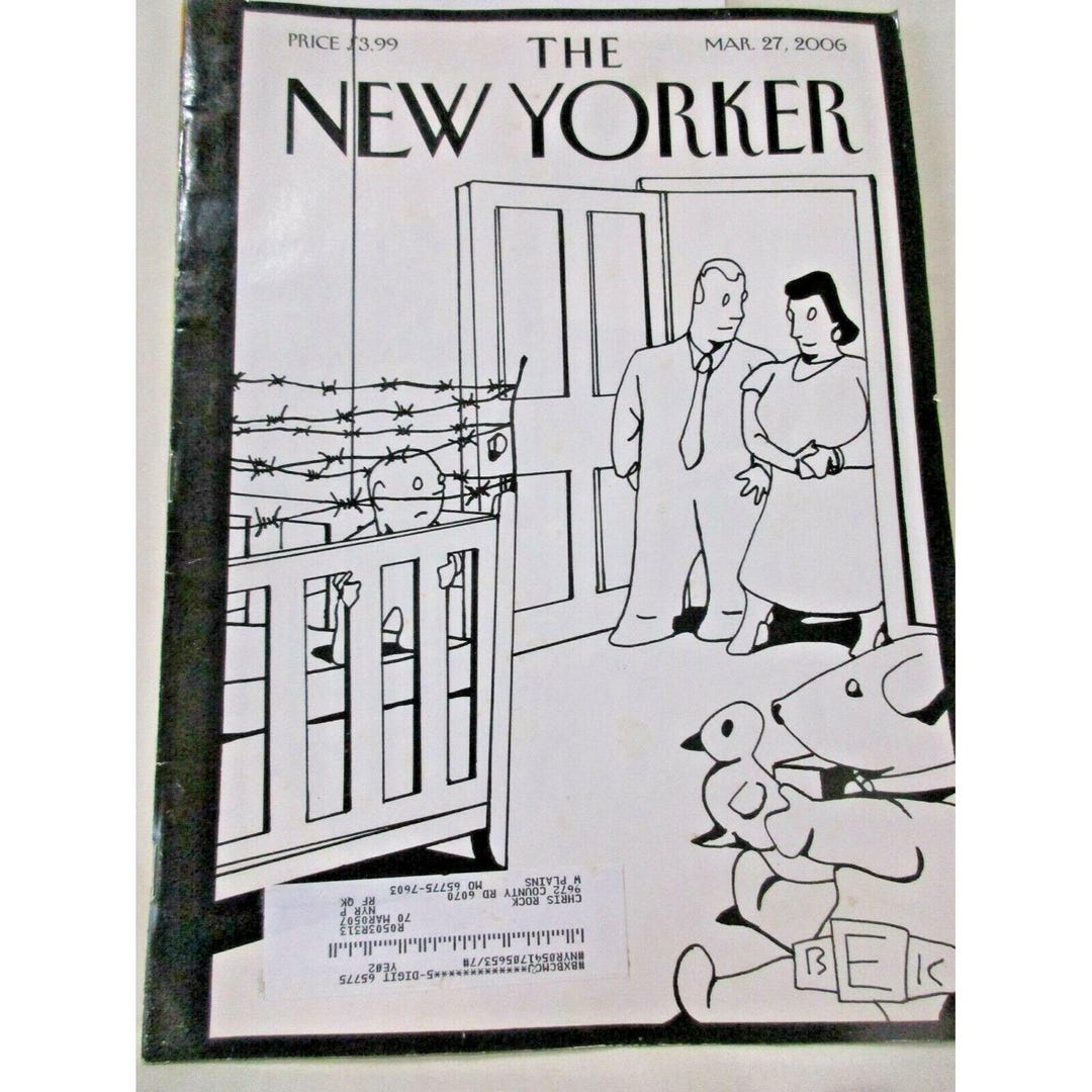 The New Yorker Magazine March 27 2006 Cover CHILDPROOF by Bruce