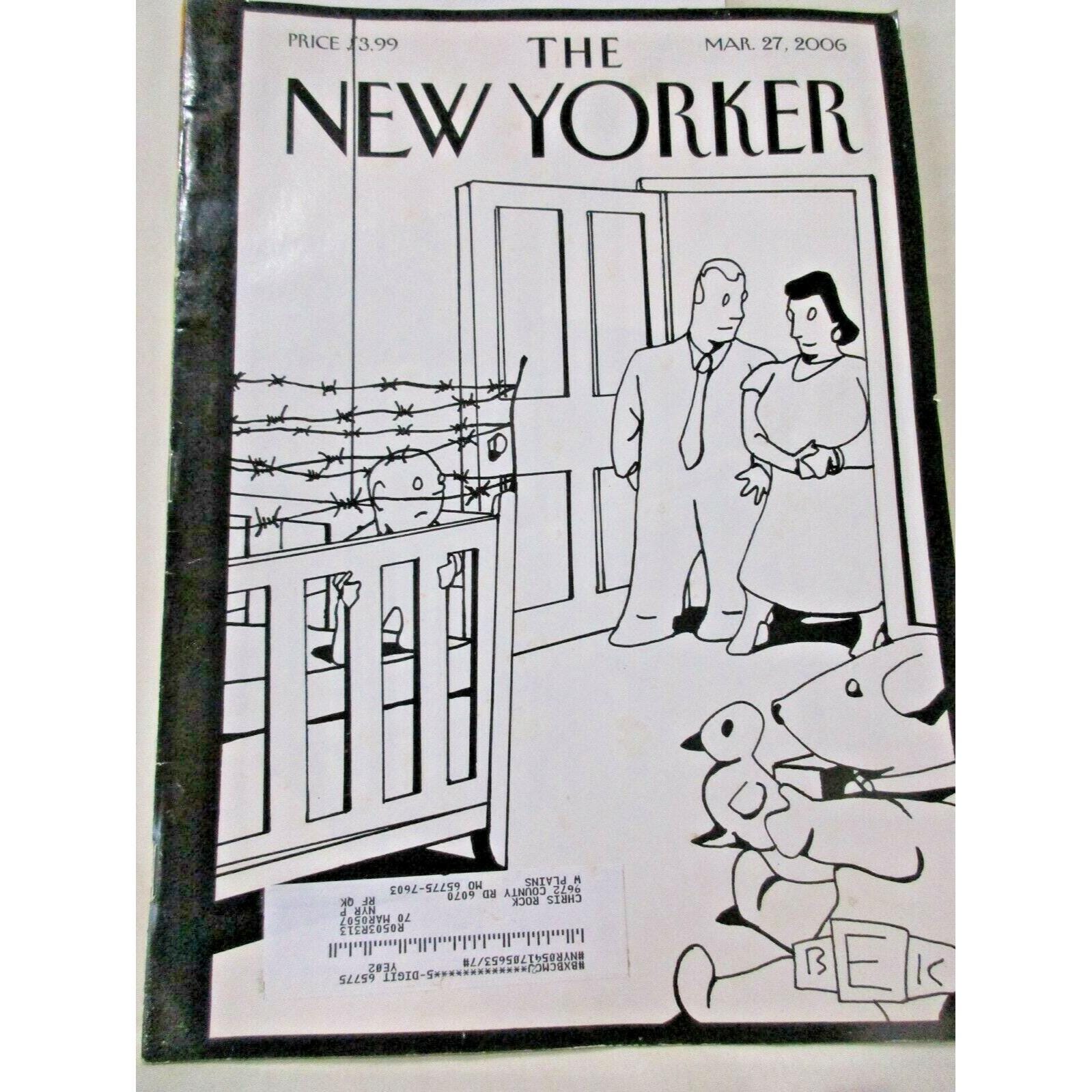 The New Yorker Magazine March 27 2006 Cover CHILDPROOF by Bruce