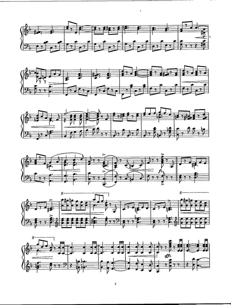 The Teddy Bears Picnic Piano Solo Digital Arrangement Key of C