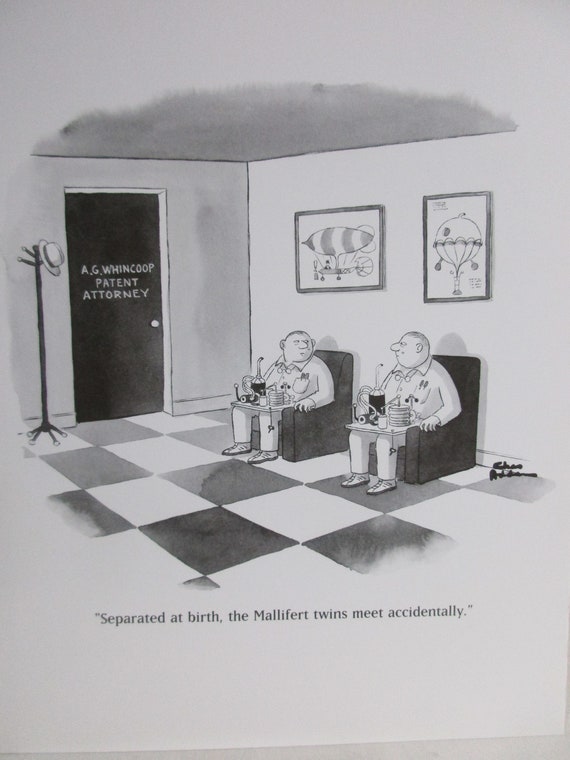 Chas Addams Mallifert Twins Calendar Cartoon Print Addams | Etsy