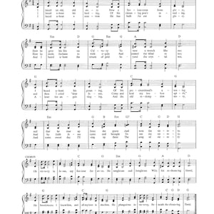 Victory in Jesus - Digital Hymn Tune with Lyrics - Key of G