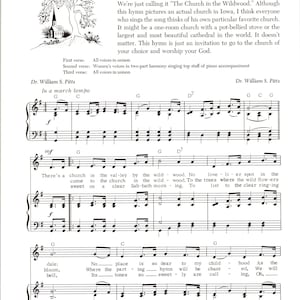The Church in the Wildwood - Digital Hymn Tune Key of G