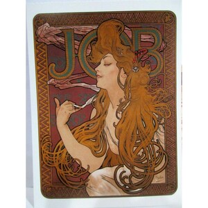 Cartão postal de arte - Job 1896, de Alphonse Mucha, artista