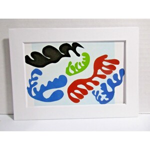 Cartão postal branco fosco - Henri Matisse, The Lagoon 1943-1944 - 5" X 7" #151