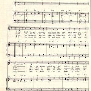 Ivory Palaces Hymn - Digital Sheet Music for Piano Vocal Guitar Key of C Intermediate Level