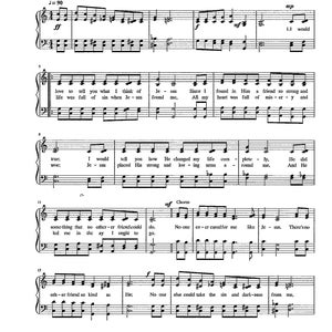 Ninguém jamais se importou comigo como Jesus - Download digital da melodia do hino para piano, órgão e vozes