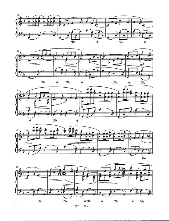 Elizabethan Serenade - Digital Download Piano Solo - Key of F - Etsy