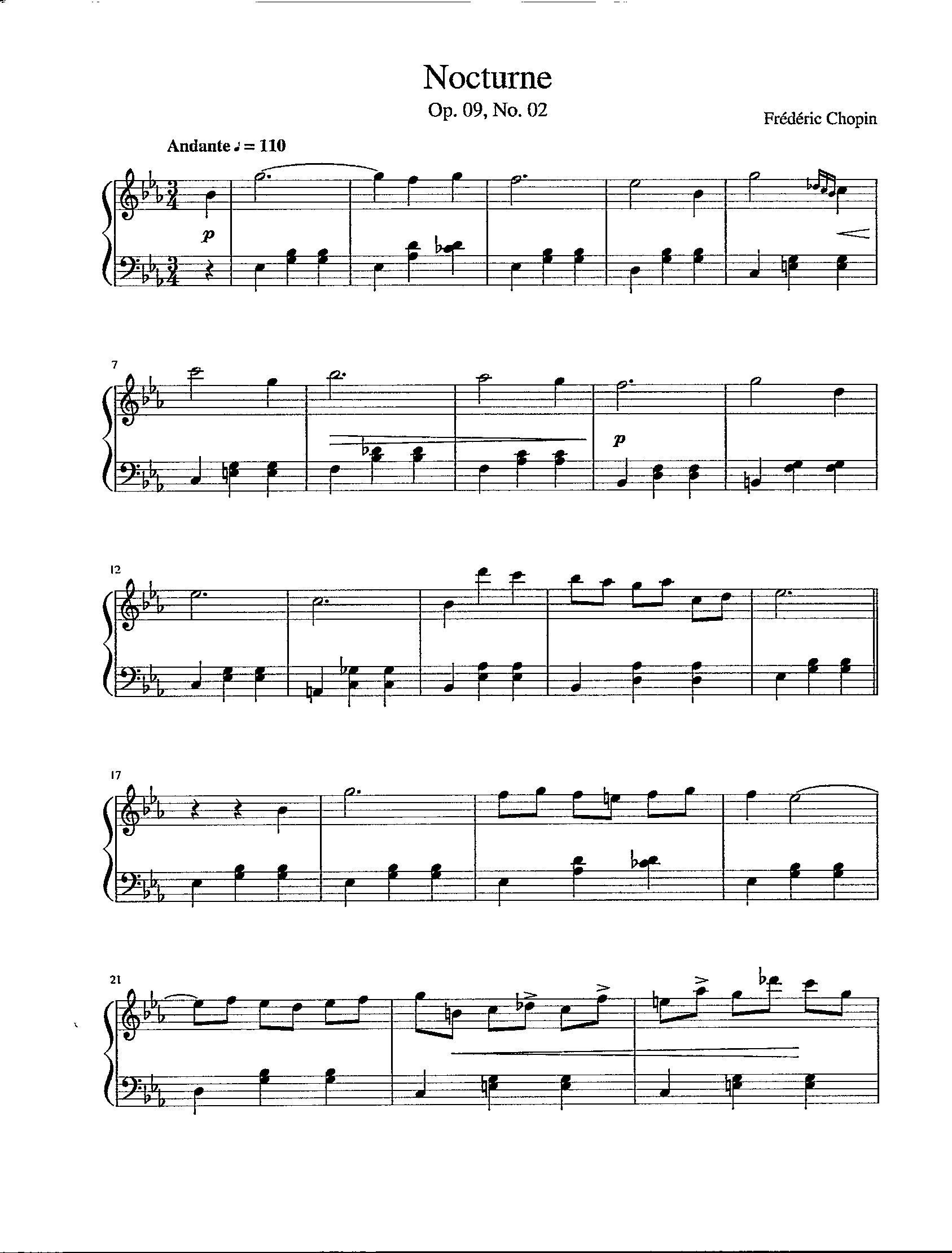 nocturne op 9 no 2