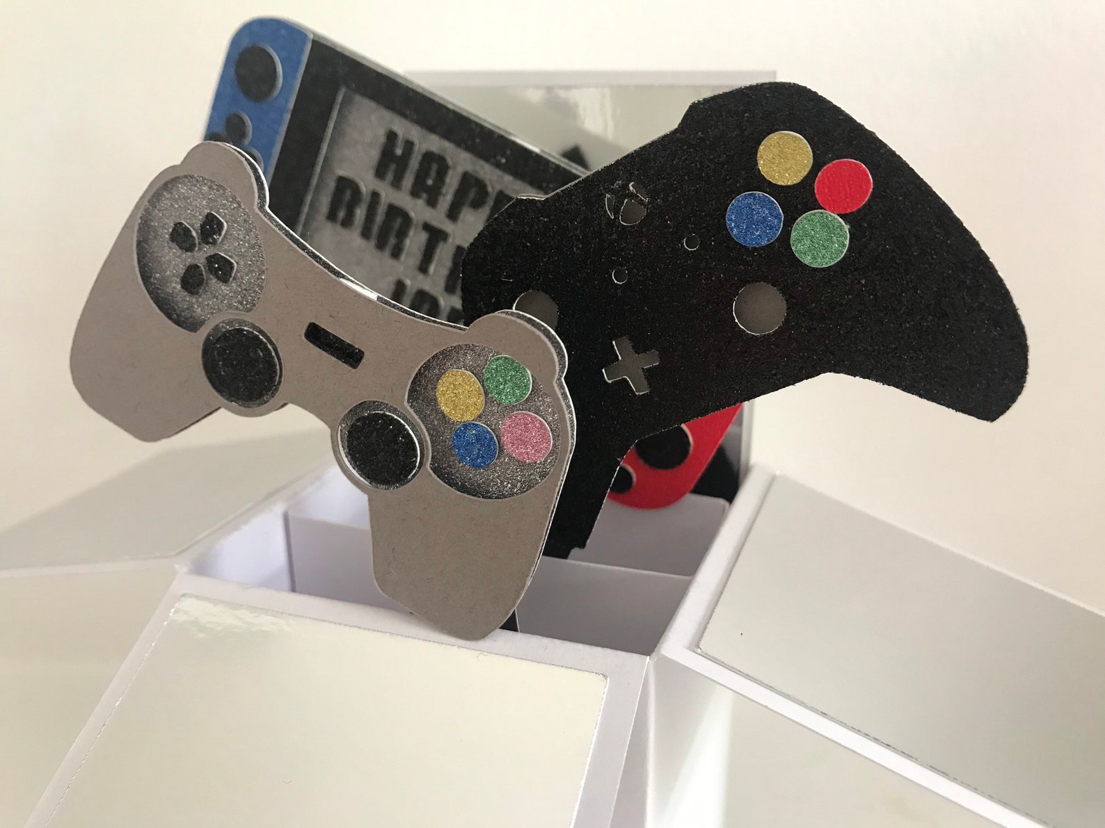 Video game pop up card PlayStation card Xbox card | Etsy