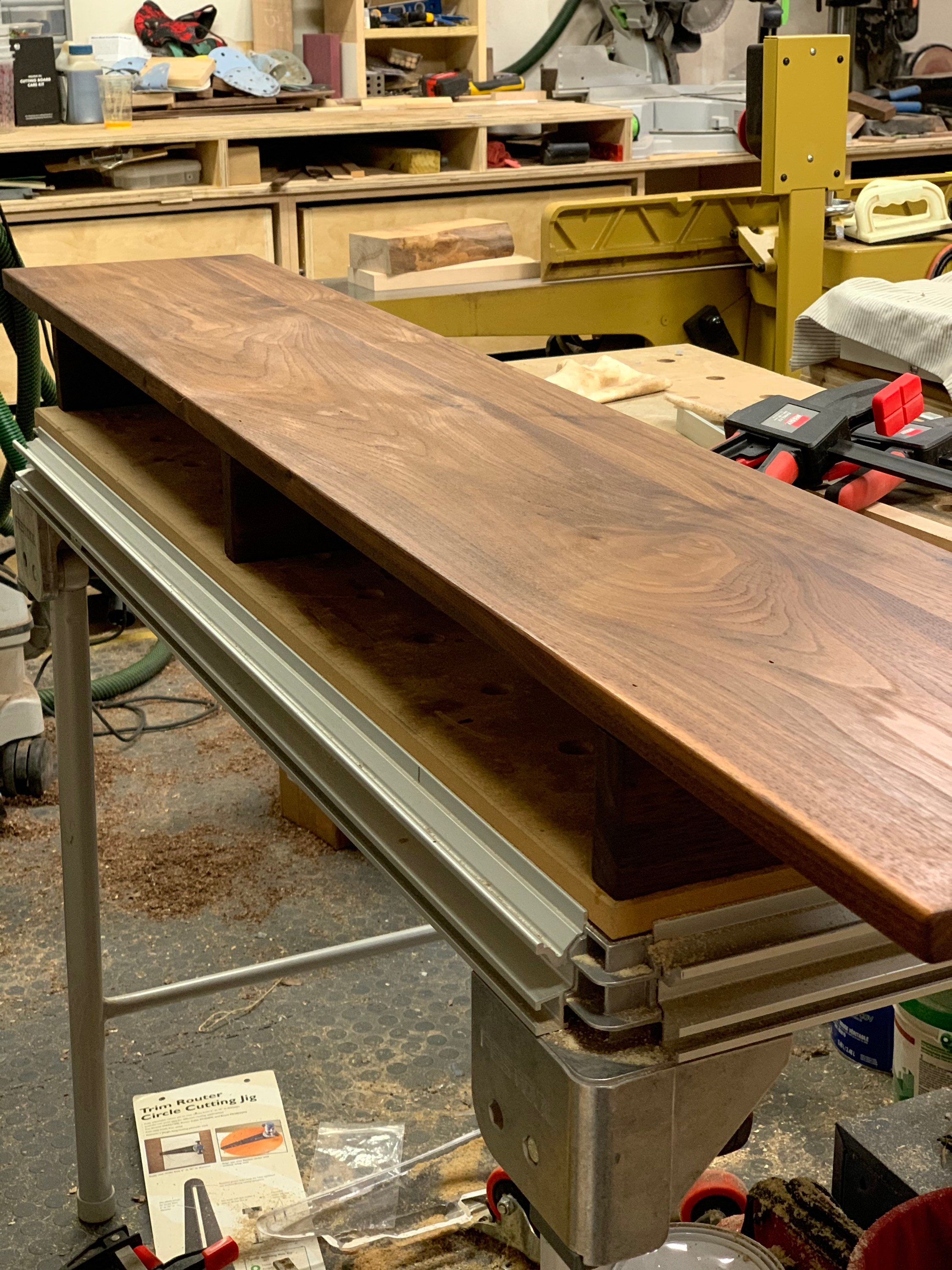 Walnut Desk Riser Shelf Riser Wood Desk Shelf Office Shelf Etsy