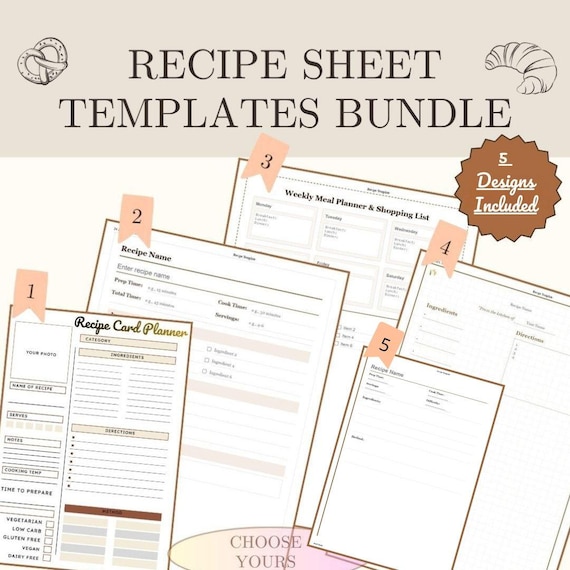 recipe binder and cards Card and easy Recipe Binder Kit 8.5x9.5 (Mise