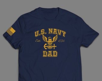 US Navy Dad T Shirt