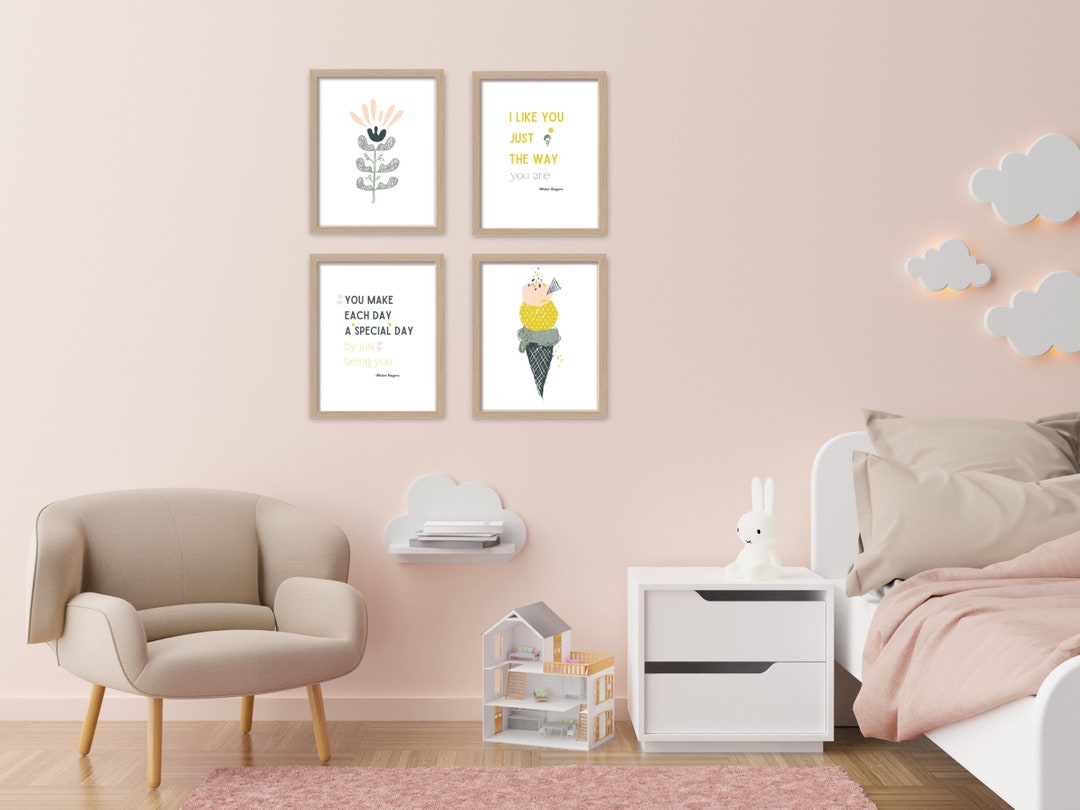 Nursery Print Set, Nursery Wall Art, Printable Wall Art, Nursery Art ...