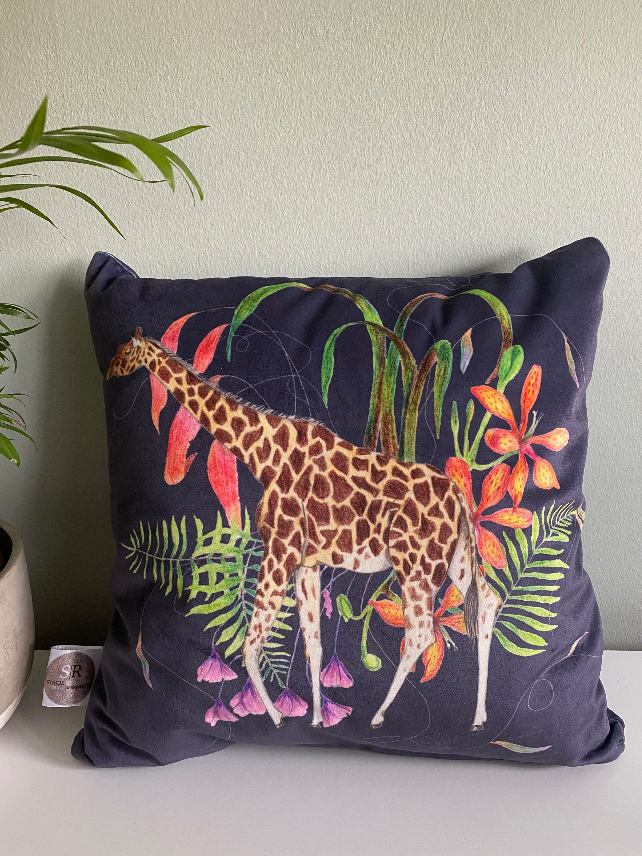 Giraffe Cushion Etsy