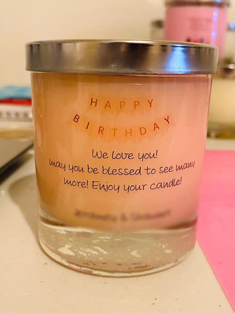 Handmade Candles Exhale 8oz Scented Candle Inspirational Candles